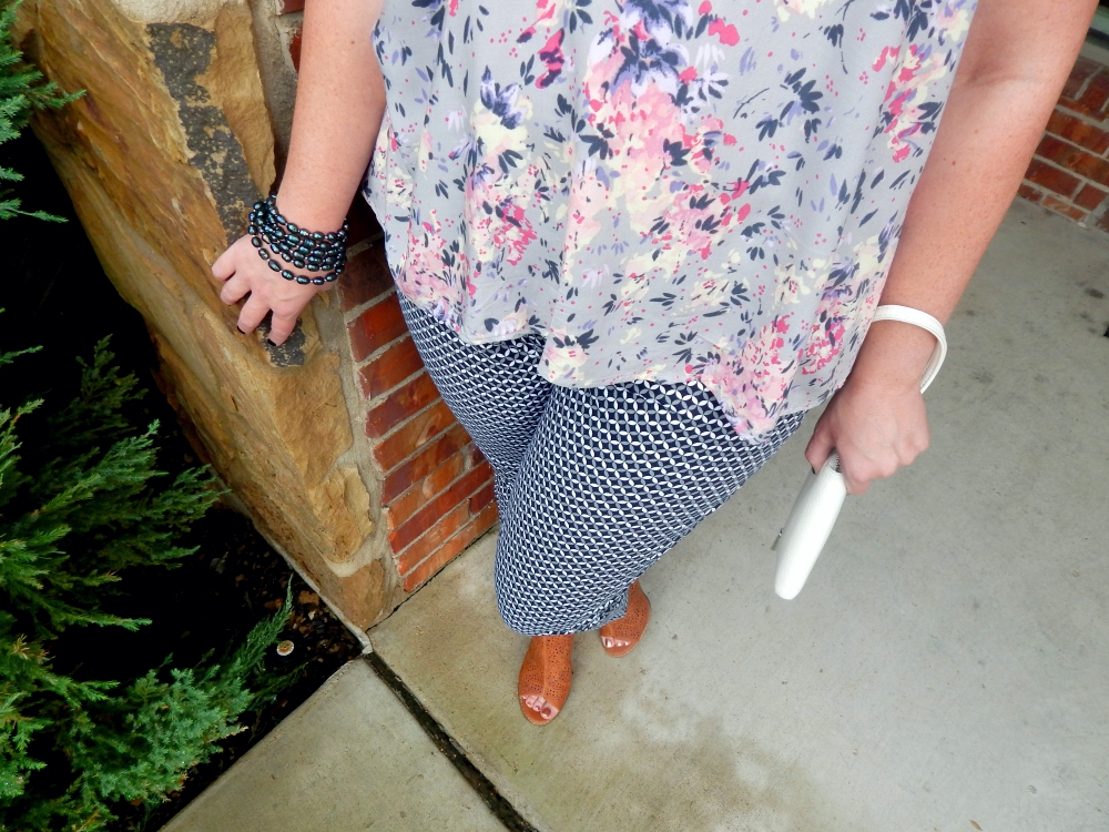 Pink Navy Tank Old Navy Patterned Pants Target Summer Floral